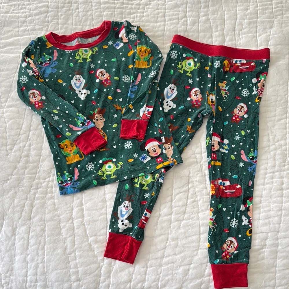 Disney Christmas Pajama Set - Green